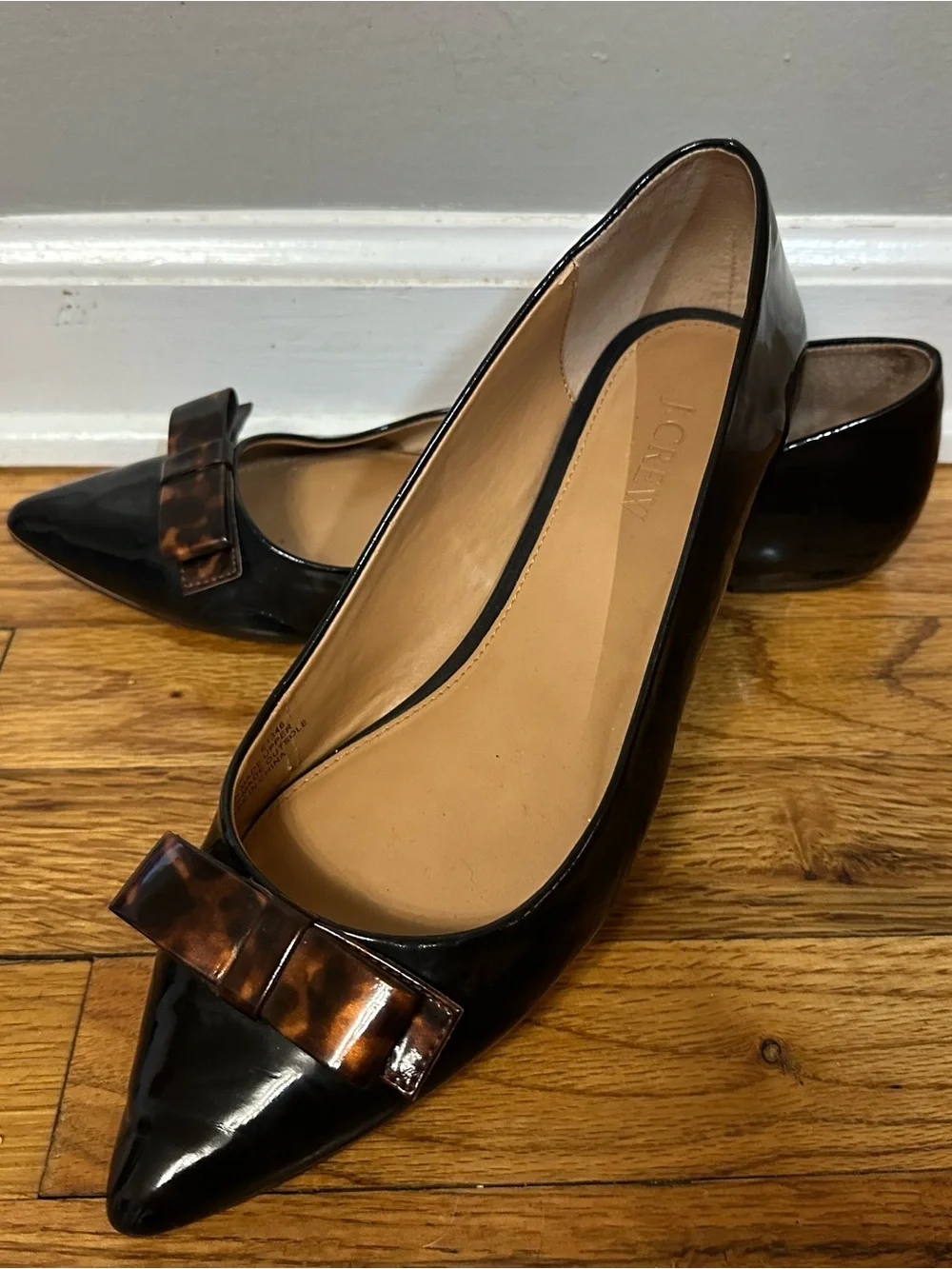 J. CREW. Women’s. Size 10. Patent Leather Flats.